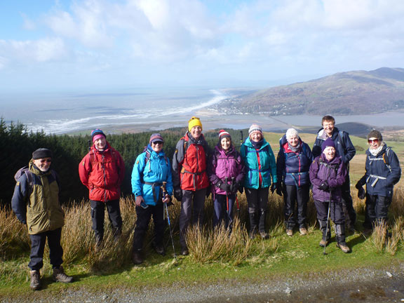 3.Llwyngwril 'A' Walk
10/3/19. Out of the forestry and below the peaks of Trawsfynydd and Braich Ddu, with the Mawddach Estuary and Barmouth in the background.
Keywords: Mar19 Sunday Hugh Evans
