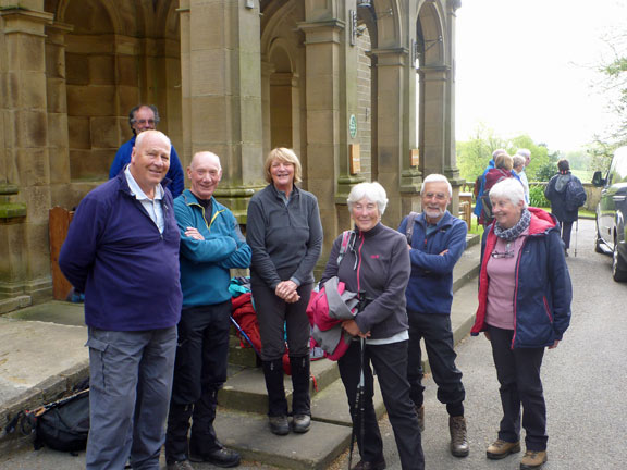 3. Malhamdale 2019
3rd-10th May 2019. Outside Newfield Hall waiting for the bus to take us out to our walks. Photo: Hugh Evans.
Keywords: May19 Hugh Evans