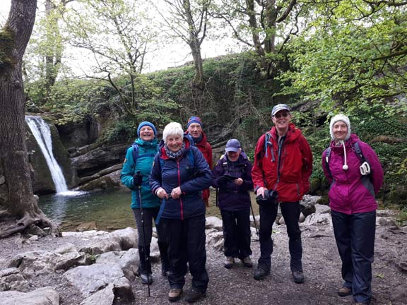 13. Malhamdale 2019
3rd-10th May 2019. Janet's Foss. A well know meeting place for sheep farmers on the way to Gordale Scar on the last day. Photo: Judith Thomas.
Keywords: May19 Hugh Evans