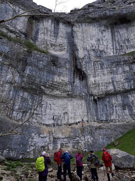 14. Malhamdale 2019
3rd-10th May 2019. Malham Cove on the last day. Visited by the Medium & Harder walk groups. Photo: Judith Thomas.
Keywords: May19 Hugh Evans