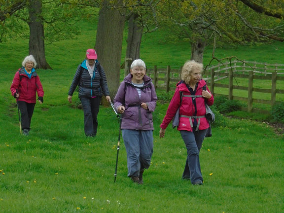 7. Malhamdale 2019
3rd-10th May 2019. Day 3. The medium group nears the end of its walk at Newfield Hall. Photo: Dafydd Williams.
Keywords: May19 Hugh Evans