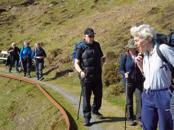 3.Penmaenpool-New Precipice Walk
28/3/19. After lunch. Photo: Dafydd Williams
Keywords: Mar19 Thursday Nick White