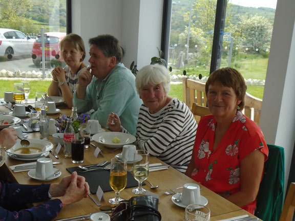 2.Spring Reunion Lunch at Pant Du Vineyard, Penygroes.
16/5/19. Photo: Dafydd Williams.
Keywords: May19 Thursday Jean Norton Dafydd Williams