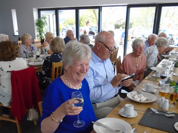 5.Spring Reunion Lunch at Pant Du Vineyard, Penygroes.
16/5/19. Photo: Dafydd Williams.
Keywords: May19 Thursday Jean Norton Dafydd Williams