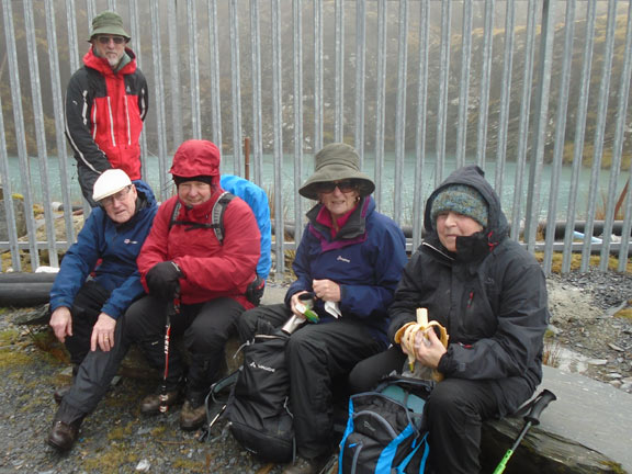 1.Manod
8/3/20. Morning break at Manod Quarries next to the entrance of the locked underground vault. Photo: Dafydd Williams.
Keywords: Mar20 Sunday Noel Davey