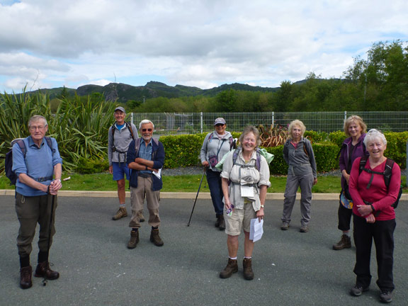 1.Porthmadog-Penmorfa-Black Rock circular
6/6/21. Setting off from the Lidl car park in Porthmadog.
Keywords: Jun21 Sunday Hugh Evans