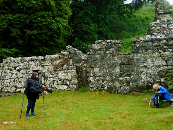 2.Chwilog-Llangybi
24/6/21. Ffynnon Gybi, close by the start. Time for a cup of coffee. Photo: Dafydd Williams.
Keywords: Jun21 Thursday Meri Evans Elspeth Roberts
