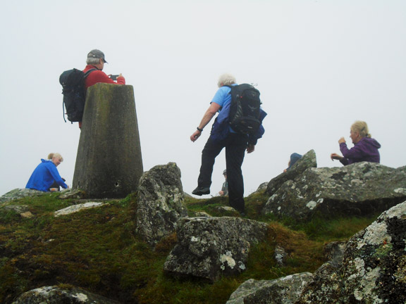 3.Chwilog-Llangybi
24/6/21. The top of Garn Bentyrch. Photo: Dafydd Williams.
Keywords: Jun21 Thursday Meri Evans Elspeth Roberts