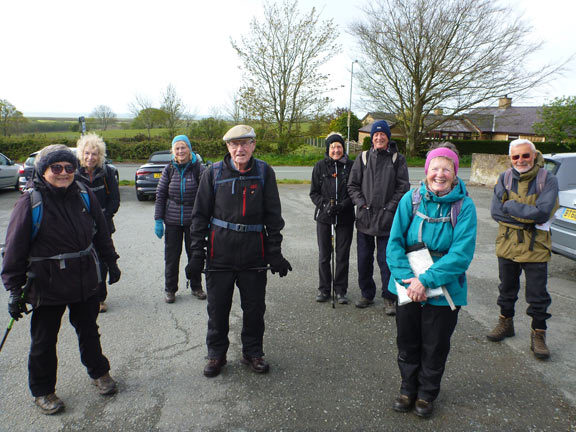 1.Llanystumdwy Circuit
9/5/21. At the start in the Llanystumdwy car park.
Keywords: May21 Sunday Kath Mair