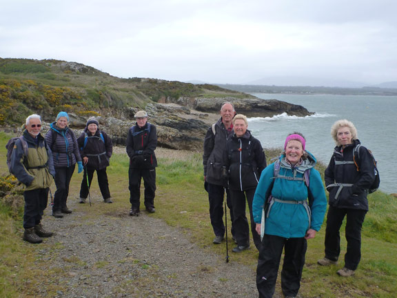 4.Llanystumdwy Circuit
9/5/21. At Pen-ychain before turning North and having lunch at Penychain Station.
Keywords: May21 Sunday Kath Mair