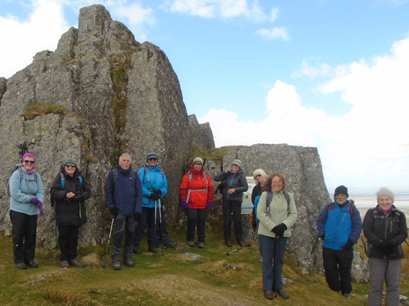 3.Rhostryfan-Moel Tryfan-Moel Smytho
6/5/21. Finally the summit of Moel Tryfan. Photo: Dafydd Williams.
Keywords: May21 Thursday Meri Evans