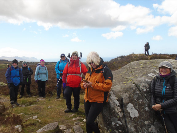 6.Rhostryfan-Moel Tryfan-Moel Smytho
6/5/21. The summit of Moel Smytho. Not as high as Moel Tryfan. Photo: Dafydd Williams.
Keywords: May21 Thursday Meri Evans