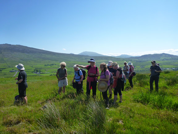 3.Mynydd Cennin
13/6/21. At the top of Y Foel about to settle down for mid-morning refreshments.
Keywords: Jun21 Sunday Kath Mair