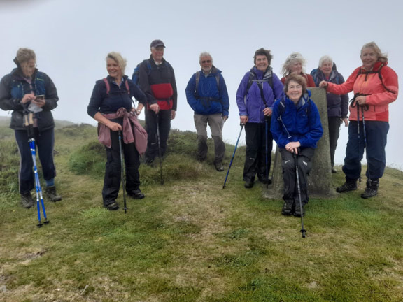 4.Porth Ysgo - Penarfynydd
10/6/21. The trig point at Penarfynydd. Photo: Judith Thomas.
Keywords: Jun21 Thursday Judith Thomas