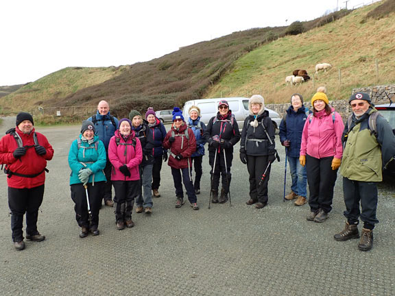 1.Aberdaron - Porth Oer
6/2/22. Starting off from the Nat Trust Car park in Aberdaron.
Keywords: Feb22 Sunday Hugh Evans
