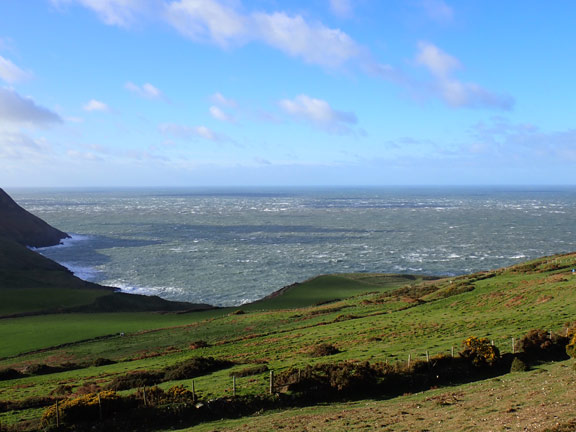 4.Aberdaron - Porth Oer
6/2/22.  Suddenly we get the full force of the westerly wind for the first time,
Keywords: Feb22 Sunday Hugh Evans