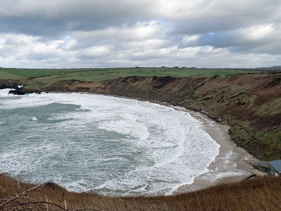 6.Aberdaron - Porth Oer
6/2/22. An unusual sight. The Porth Oer (Whistling Sands) beach completely covered by the tide.
Keywords: Feb22 Sunday Hugh Evans