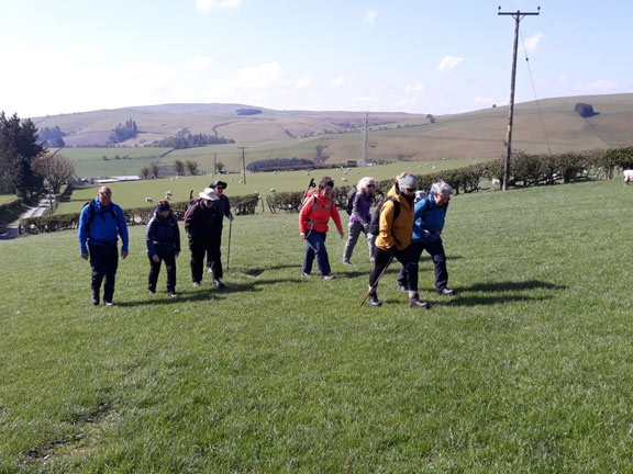2.Berwyns
24/04/22. Off the track and now some serious walking as we start the ascent to Mynydd Tarw. Photo: Eryl Thomas.
Keywords: Apr22 Sunday Gareth Hughes