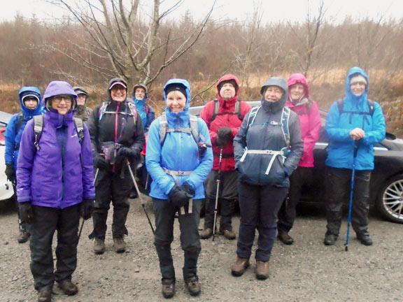1.Cae'r Gorse - Rhyd Ddu
16/01/22. At the car park close to Cae'r Gorse. Very damp weather. Photo: Dafydd Williams.
Keywords: Jan22 Sunday Dafydd Williams