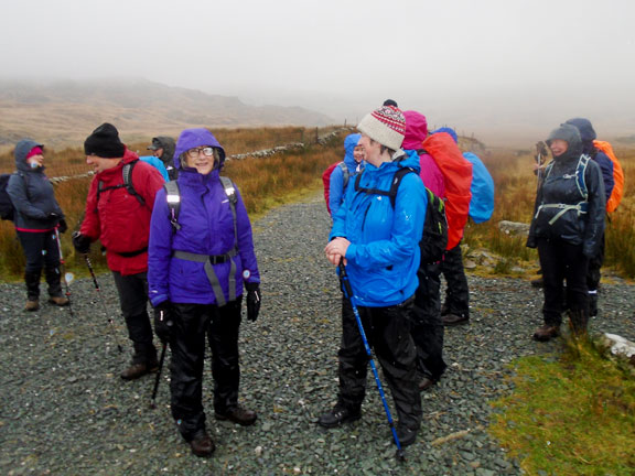 2.Cae'r Gorse - Rhyd Ddu
16/01/22. 3/4 hr later no let up with the weather. Photo: Dafydd Williams.
Keywords: Jan22 Sunday Dafydd Williams