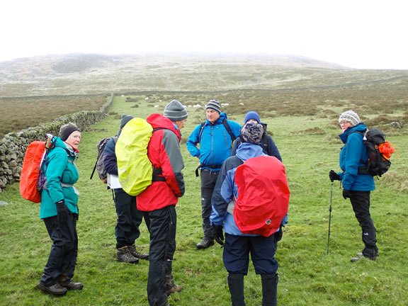 3.Around Gyrn Ddu & Gyrn Goch
20/2/22. Finally on the flat after Pen-y- bwlch and close to Fron-heulog. Gyrn Ddu in the background. We are not going up there today.
Keywords: Feb22 Sunday Gareth Hughes