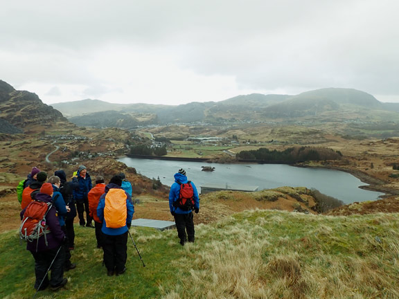 8.Tanygrisiau, Cwmorthin, Foel Ddu, Moel-yr-hydd, Stwlan.
13/3/22. The final push down to Tanygrisiau. The power station can just be seen below and Blaenau Ffestiniog, Manod Mawr and Moel Penamnen in the background.
Keywords: Mar22 Sunday Noel Davey