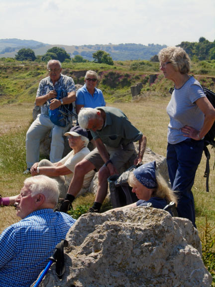 3.Rhos on Sea: Little Orme-Rhos
23/06/22. Lunch below Little Orme, Photo: Dafydd Williams.
Keywords: Jun22 Thursday Miriam Heald