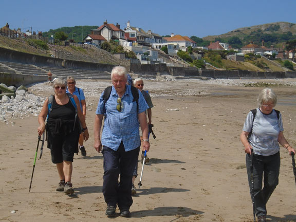 5.Rhos on Sea: Little Orme-Rhos
23/06/22. Walking along Penrhyn Bay Beach. Photo: Dafydd Williams.
Keywords: Jun22 Thursday Miriam Heald