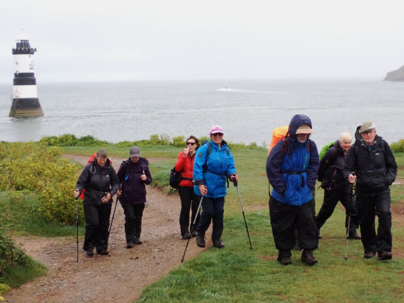 5.Llanddona - Beaumaris
22/05/22. Leaving Trwyn Du with the lighthouse in the background to the left and the SW tip of Puffin Island to the right.
Keywords: May22 Sunday Gwynfor Jones