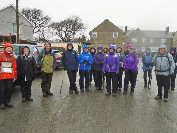 1.Llanystumdwy Circuit
3/3/22. Starting off from the car park in Llanystumdwy. Photo: Dafydd Williams.
Keywords: Mar22 Thursday Kath Spencer