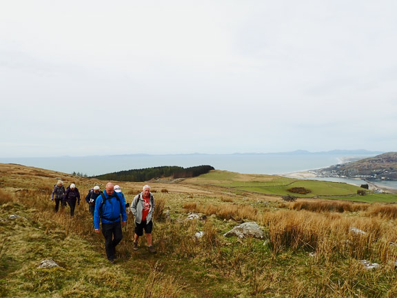 3.Morfa Mawddach - Ffordd Ddu
10/4/22. Back on track after a good lunch overlooking the Mawddach Estuary and Barmouth on its north side.
Keywords: Apr22 Sunday Hugh Evans