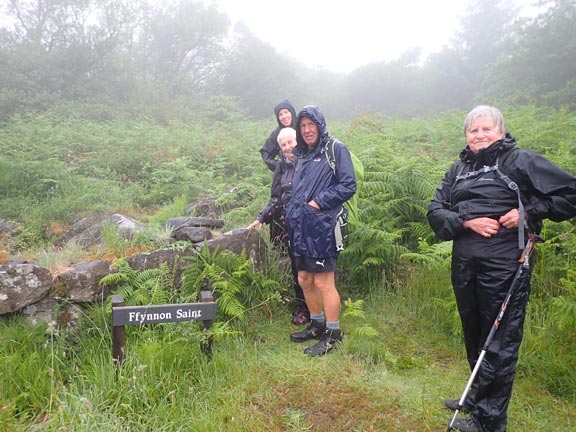 6.Mynydd Rhiw
9/6/22. On our way down Mynydd Rhiw a visit to Ffynnon Saint is required.
Keywords: Jun22 Sunday Judith Thomas