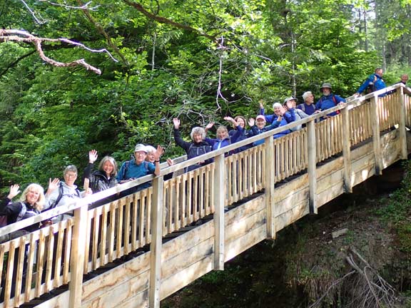 2.Sarn Helen - Glyn Lledr
19/06/22. The Miners' Bridge crossing Afon Llugwy. 
Keywords: Jun22 Sunday Annie Michael Jean Norton