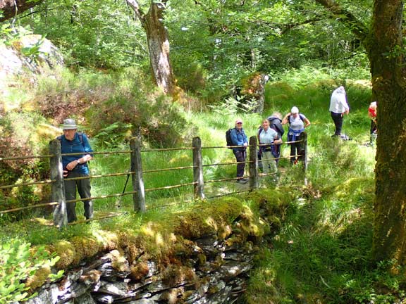 6.Sarn Helen - Glyn Lledr
19/06/22. Just after crossing the footbridge over Afon Lledr, close to the Pont Gethin Viaduct.
Keywords: Jun22 Sunday Annie Michael Jean Norton