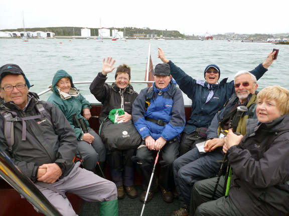 26.Dartmoor April 2013.
22/04/13. The sea crossing across the sound. Very jolly tars.
Keywords: Apr13 week Ian Spencer