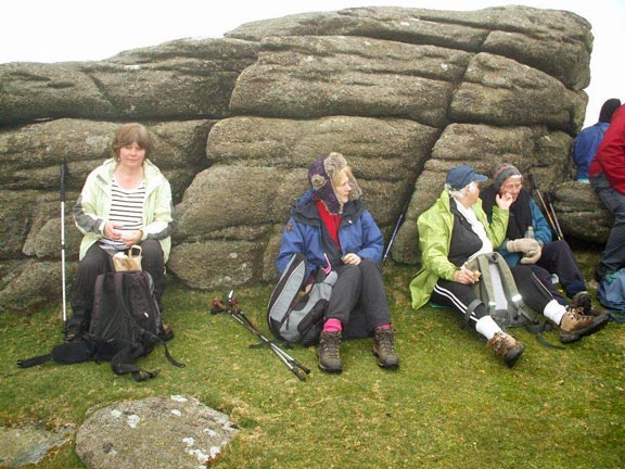 39.Dartmoor April 2013.
24/04/13. Break time. Photo: Dafydd Williams.
Keywords: Apr13 week Ian Spencer