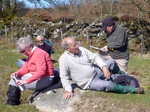 49.Dartmoor April 2013.
25/04/13. Dafydd performing a ceremony for someone in need.
Keywords: Apr13 week Ian Spencer