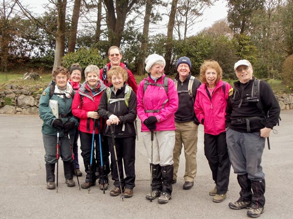 6.Dartmoor April 2013.
20/04/13. One group has identified itself and is ready to work off the breakfast. Photo: Judith Thomas.
Keywords: Apr13 week Ian Spencer