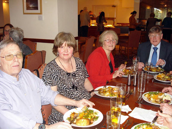 4.Winter Dinner.
7/2/13. An excellent meal and evening. Photo: Ann White.
Keywords: Feb13 Thursday Dafydd Williams