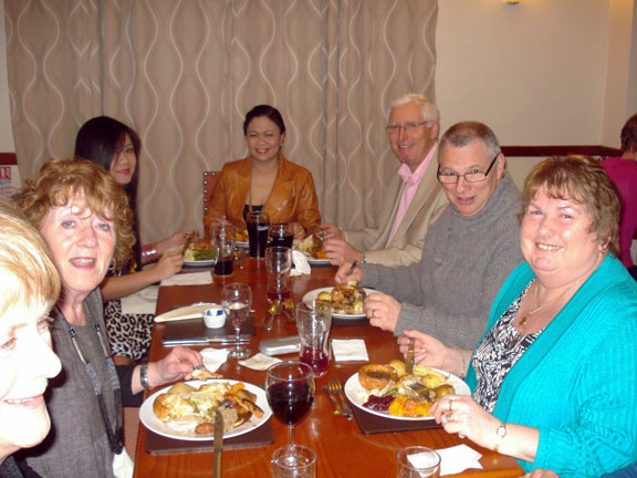 12.Winter Dinner.
7/2/13. An excellent meal and evening. Photo: Ann White.
Keywords: Feb13 Thursday Dafydd Williams