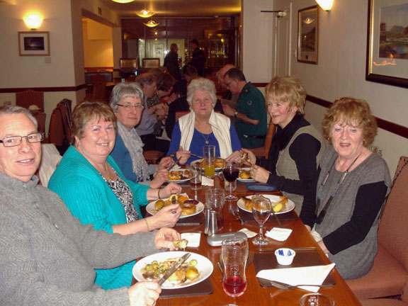 11.Winter Dinner.
7/2/13. An excellent meal and evening. Photo: Ann White.
Keywords: Feb13 Thursday Dafydd Williams