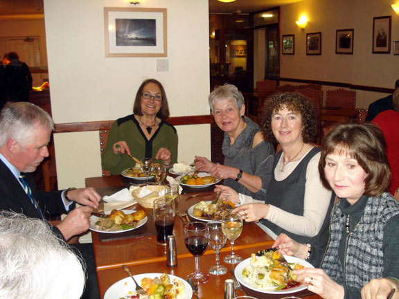 14.Winter Dinner.
7/2/13. An excellent meal and evening. Photo: Ann White.
Keywords: Feb13 Thursday Dafydd Williams