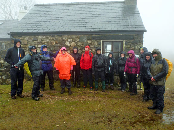 2.Garndolbenmaen
14/04/13. A brief stop to see how many wanted to carry on. Everybody is still smiling.
Keywords: Apr13 Tecwyn Williams Ann Nick White