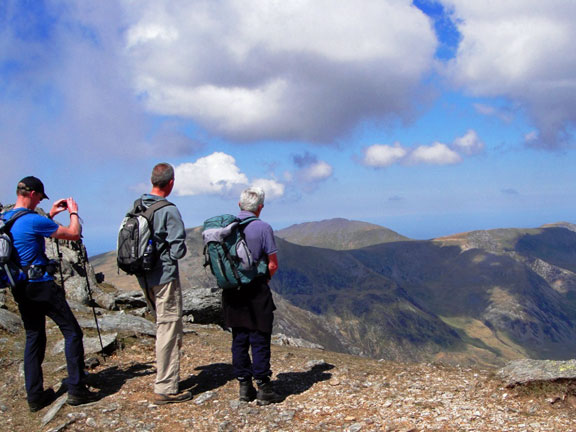 3.Nant Peris, Glyders, Y Garn, Foel Goch
26/05/13. Near the top of Glyder Fach. Fantastic views over the Ogwen valley. Photo: Roy Milnes.
Keywords: May13 Sunday Hugh Evans