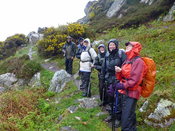3.Anglesey Coastal Path Cemaes to Bull Bay & Llugwy
12/05/13. Taking a break; to enjoy the view?
Keywords: May13 Sunday Noel Davey Paul Jenkins