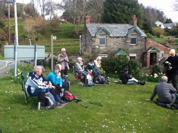 1.Penrhyndeudraeth
18/04/13. Alongside the Ffestiniog Railway level crossing on the road from Upper Penrhyndeudraeth to Llanfrothen.Photo: R.L.Taylor.
Keywords: Apr13 Thursday Kath Mair