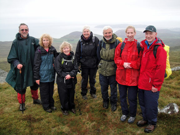 1.Cerrig Gwynion
13/10/13. Tal-y-Fan. The highest part of the walk. The sun yet to appear. Photo: Roy Milnes.
Keywords: Oct13 Sunday Noel Davey