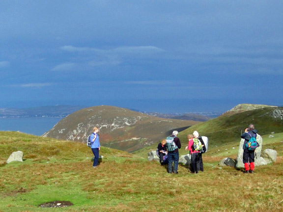 3.Cerrig Gwynion
13/10/13. Close to the stone circles at Cefn coch. Excellent views over the bay to with llandudno in the distance. Photo: Roy Milnes.
Keywords: Oct13 Sunday Noel Davey