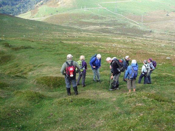 2.Foel Ganol Ridge & Drum
29/9/13. From the side of Foel Ganol. It seems to be less windy. Photo: Dafydd Williams.
Keywords: Sept13 Sunday Pam Foster Diane Doughty