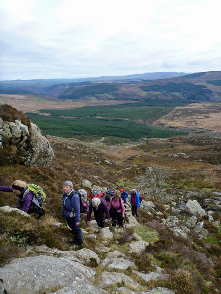 3.Foothills of Moel Siabod
24/11/13. At about 1600ft and climbing. Closing on Llyn y Foel and lunch.
Keywords: Nov13 Sunday Judith Thomas